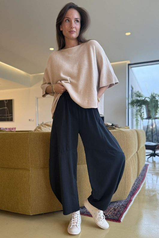 Lagen Classic Barrel Pant Black ~